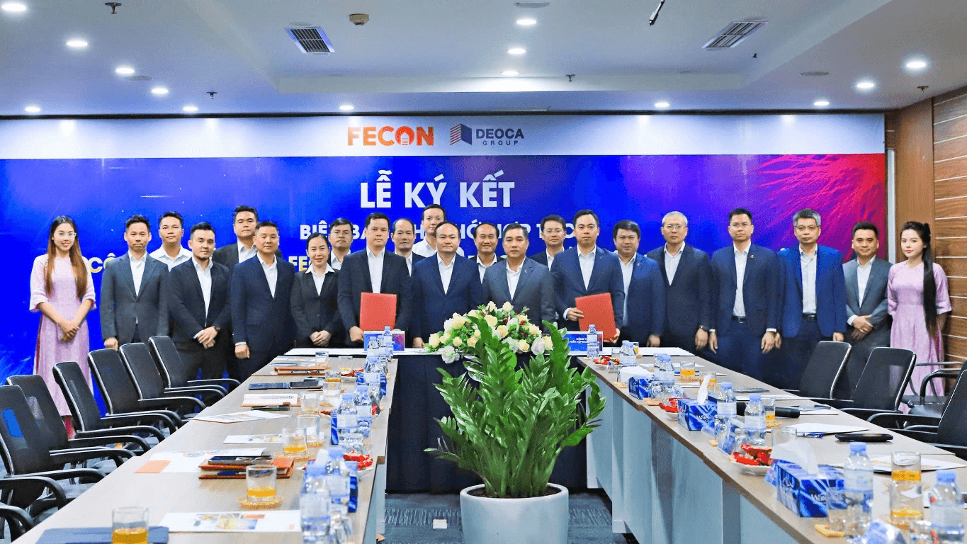 Tập đoàn Đèo Cả và Công ty Cổ phần FECON ký kết biên bản ghi nhớ hợp tác