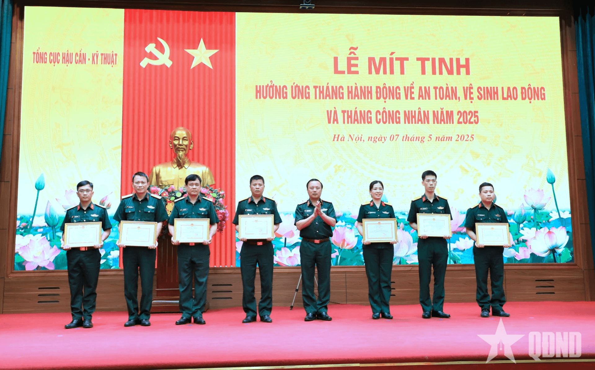 Tổng cục Hậu cần-Kỹ thuật hưởng ứng Tháng hành động về an toàn, vệ sinh lao động