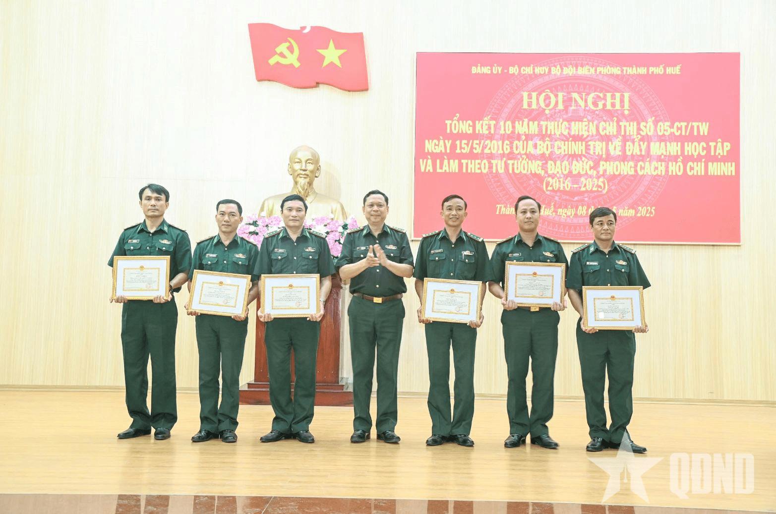 Bộ đội Biên phòng TP Huế đẩy mạnh học tập và làm theo tư tưởng, đạo đức, phong cách Hồ Chí Minh