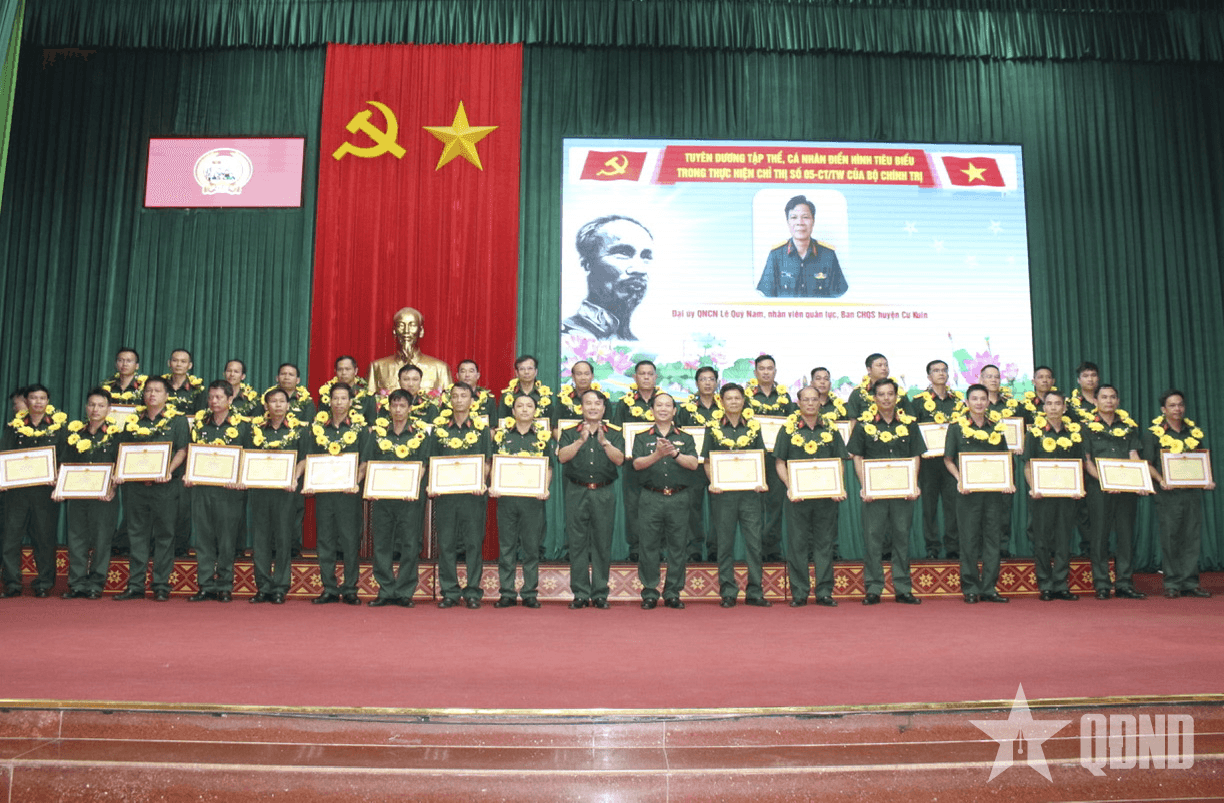 Đảng ủy Quân sự tỉnh Đắk Lắk tổng kết 10 năm thực hiện Chỉ thị 05 của Bộ Chính trị
