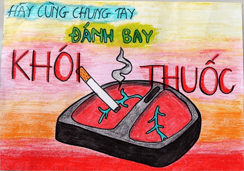 Tổ chức biểu diễn nghệ thuật tuyên truyền phòng, chống tác hại của thuốc lá