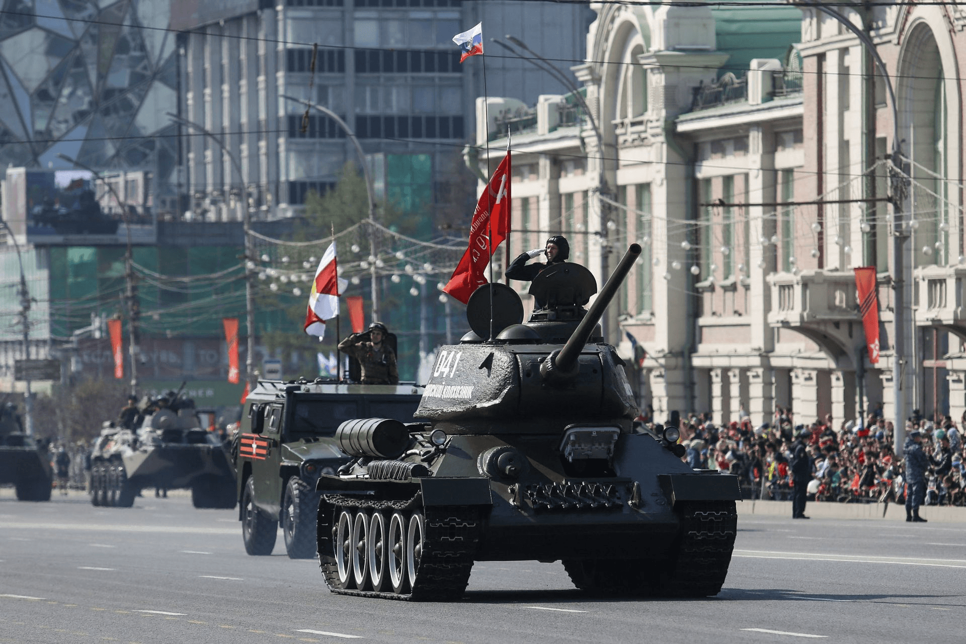 Công ty Nga phục chế xe tăng T-34 huyền thoại tham gia duyệt binh Ngày Chiến thắng