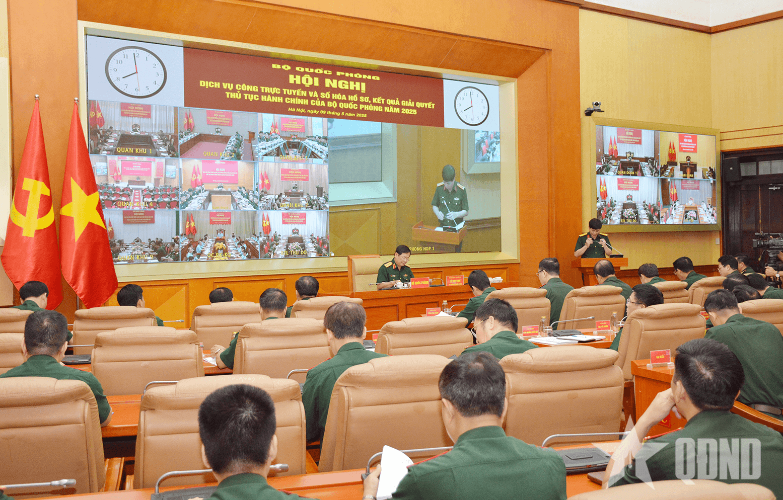 Bộ Quốc phòng tích cực thực hiện dịch vụ công trực tuyến và số hóa hồ sơ, kết quả giải quyết thủ tục hành chính