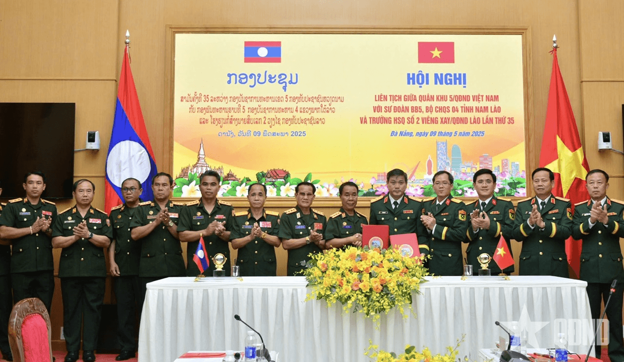 Hội nghị liên tịch lần thứ 35 giữa Quân khu 5 với các đơn vị quân đội Lào