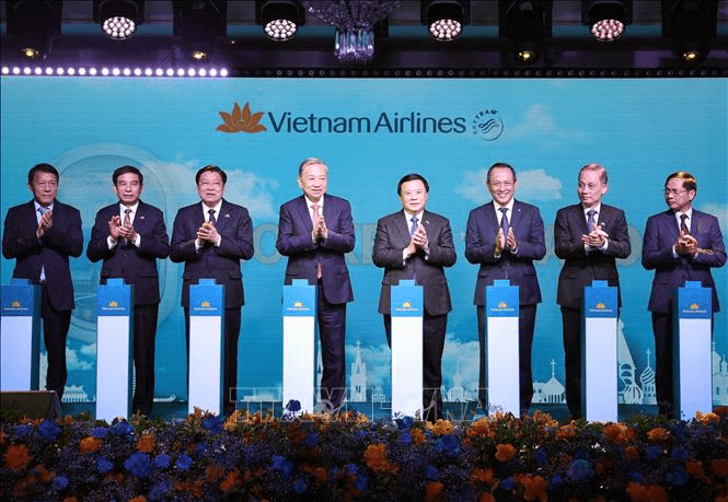 Tổng Bí thư Tô Lâm dự Lễ công bố đường bay thẳng Hà Nội - Moskva tại Liên bang Nga