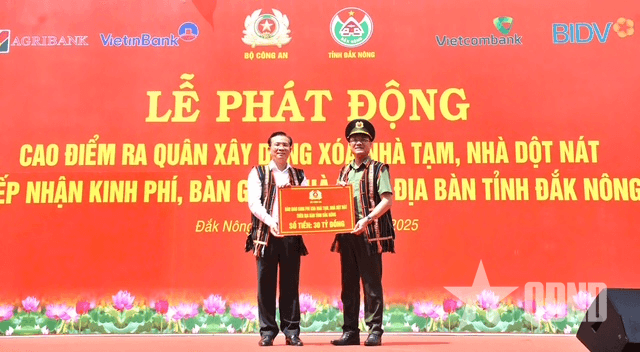 Đắk Nông phát động 56 ngày cao điểm ra quân xây dựng xóa nhà tạm, nhà dột nát