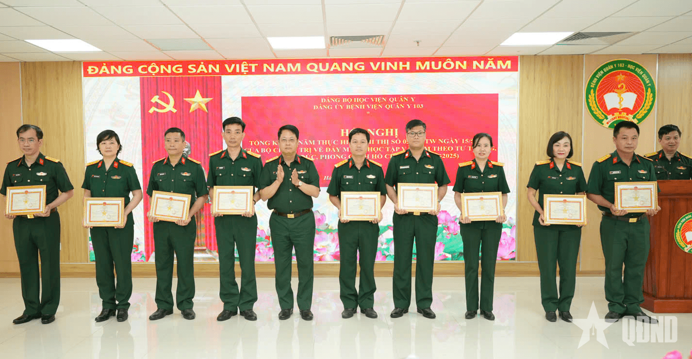 Đảng ủy Bệnh Quân y 103 Tổng kết 10 năm thực hiện Chỉ thị về đẩy mạnh học tập và làm theo tư tưởng, đạo đức, phong cách Hồ Chí Minh