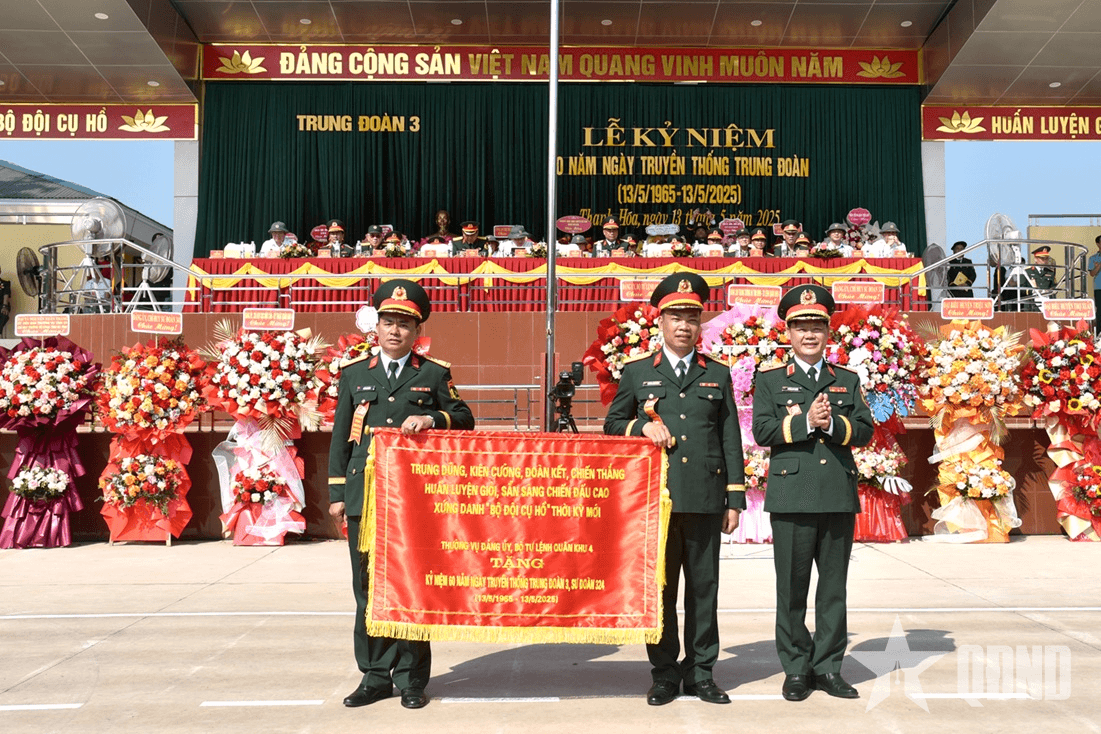 Kỷ niệm 60 năm Ngày truyền thống Trung đoàn 3, Sư đoàn 324, Quân khu 4