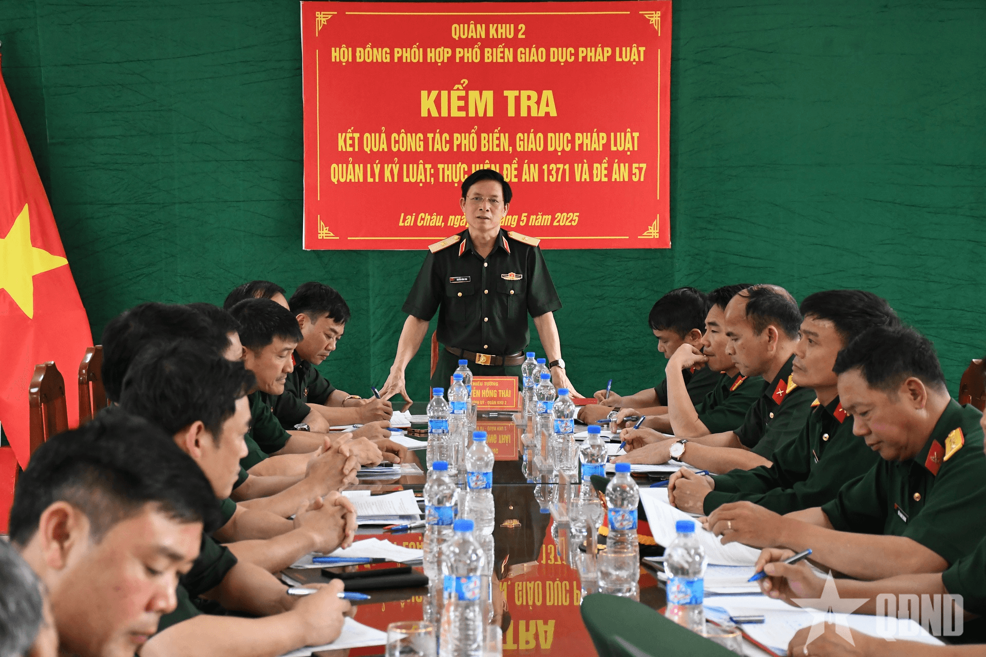 Quân khu 2 kiểm tra công tác phổ biến, giáo dục pháp luật, quản lý kỷ luật