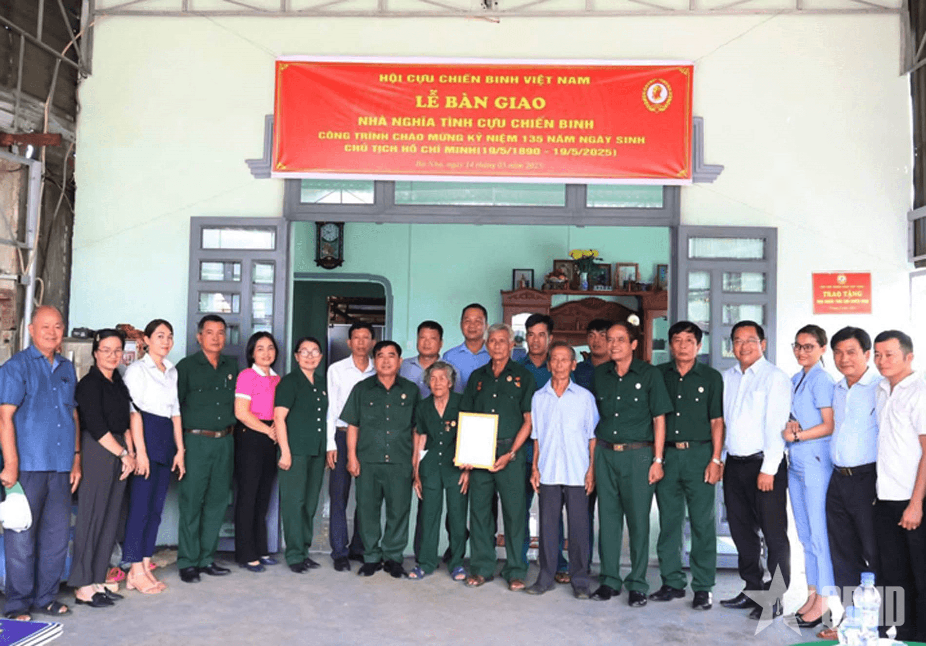 Trao nhà tình nghĩa tặng cựu chiến binh có hoàn cảnh khó khăn ở Bình Phước