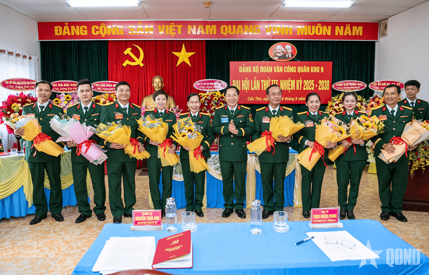 Đảng bộ Đoàn Văn công Quân khu 9: Tổ chức thành công đại hội lần thứ III, nhiệm kỳ 2025 – 2030