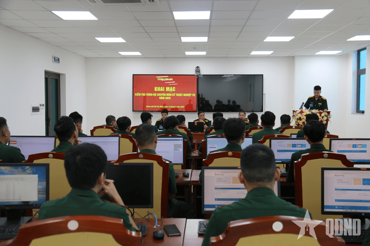 Bộ tư lệnh 86 kiểm tra trình độ chuyên môn kỹ thuật, nghiệp vụ năm 2025