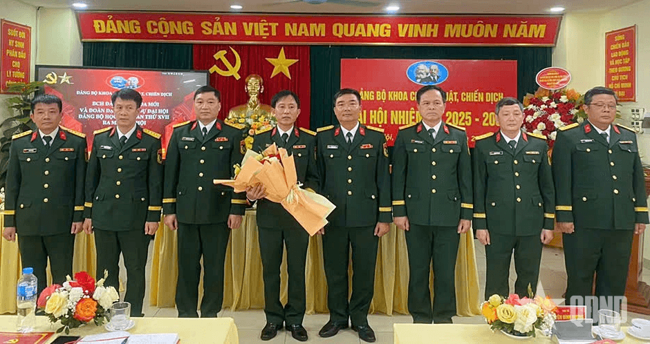 Đảng bộ Khoa Chiến thuật, Chiến dịch tổ chức thành công Đại hội nhiệm kỳ 2025-2030