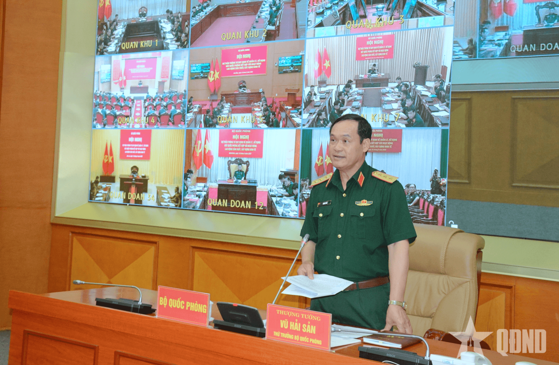 Xây dựng dự thảo Thông tư quy định quản lý, sử dụng đất quốc phòng kết hợp lao động sản xuất, xây dựng kinh tế