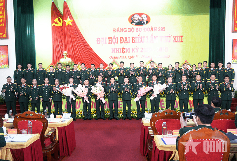 Đại hội đại biểu Đảng bộ Sư đoàn 395, Quân khu 3 thành công tốt đẹp