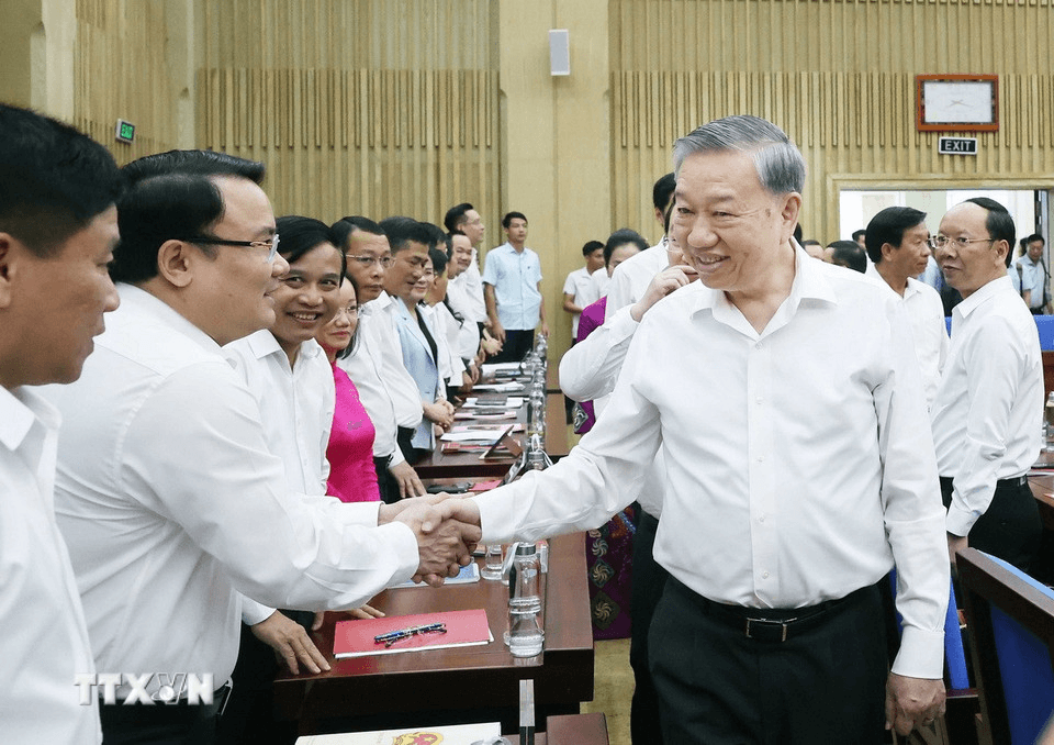 Tổng Bí thư Tô Lâm: Tỉnh Nghệ An phải trở thành điển hình phát triển địa phương hiện đại trong kỷ nguyên mới