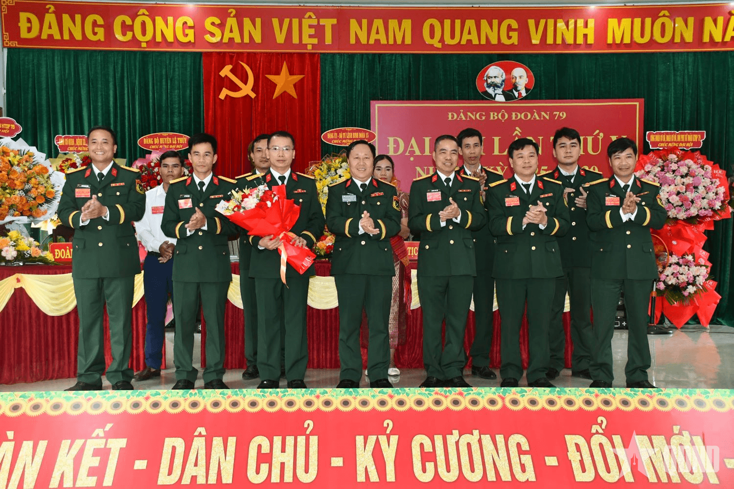 Đại hội Đảng bộ Đoàn 79 lần thứ V thành công tốt đẹp