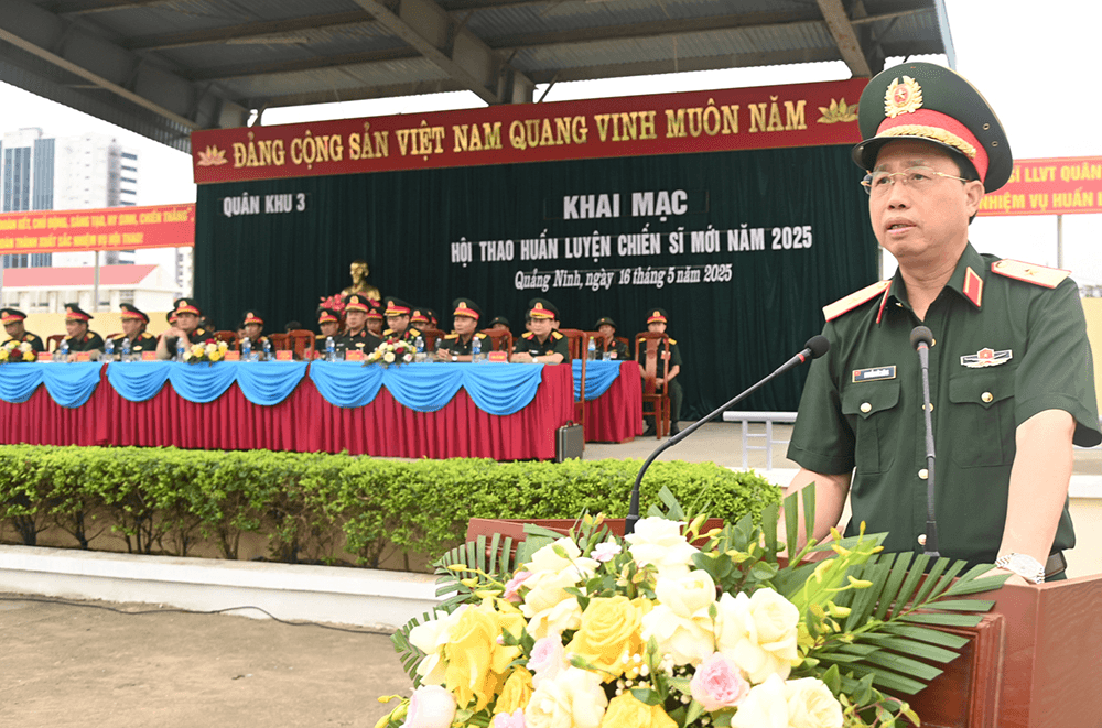 Quân khu 3: Khai mạc Hội thao huấn luyện chiến sĩ mới năm 2025
