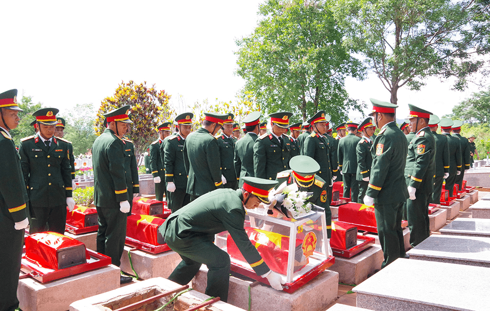 Truy điệu và an táng 26 hài cốt liệt sĩ hy sinh tại Lào, Campuchia