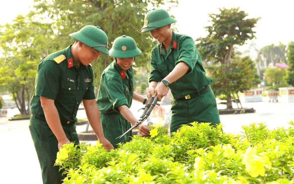 Chung tay xây dựng khuôn viên đơn vị