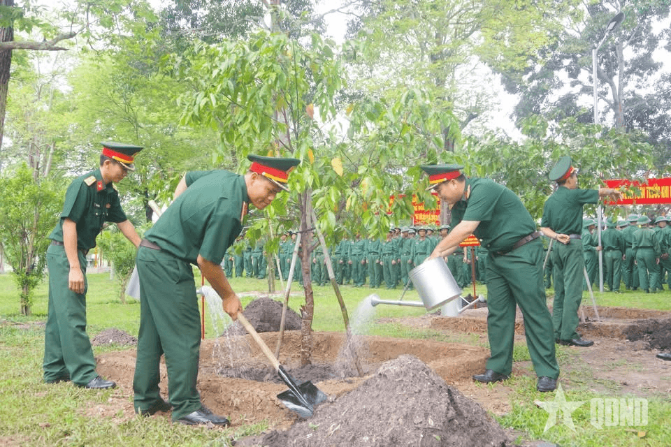 Trung đoàn 5, Sư đoàn 5 (Quân khu 7) phát động trồng cây