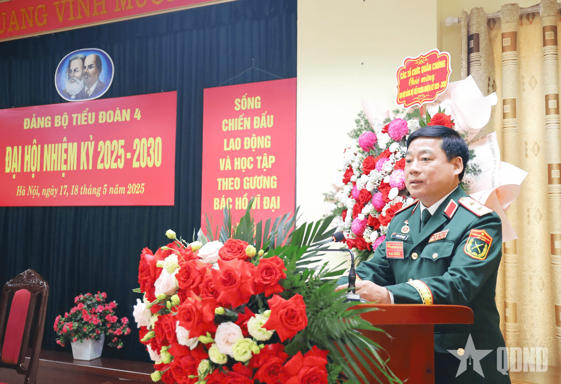 Đảng bộ Tiểu đoàn 4 (Học viện Hậu cần) tổ chức Đại hội nhiệm kỳ 2025-2030