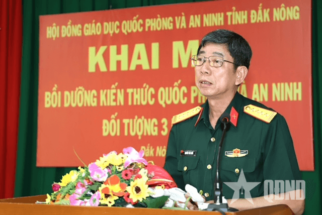 Đắk Nông bồi dưỡng kiến thức quốc phòng, an ninh cho cán bộ