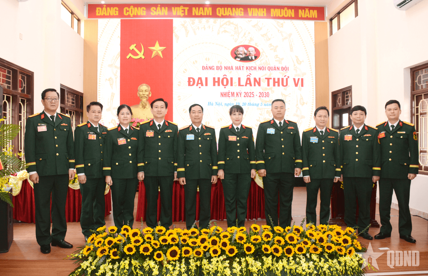 Đảng bộ Nhà hát Kịch nói Quân đội tổ chức Đại hội lần thứ VI, nhiệm kỳ 2025-2030