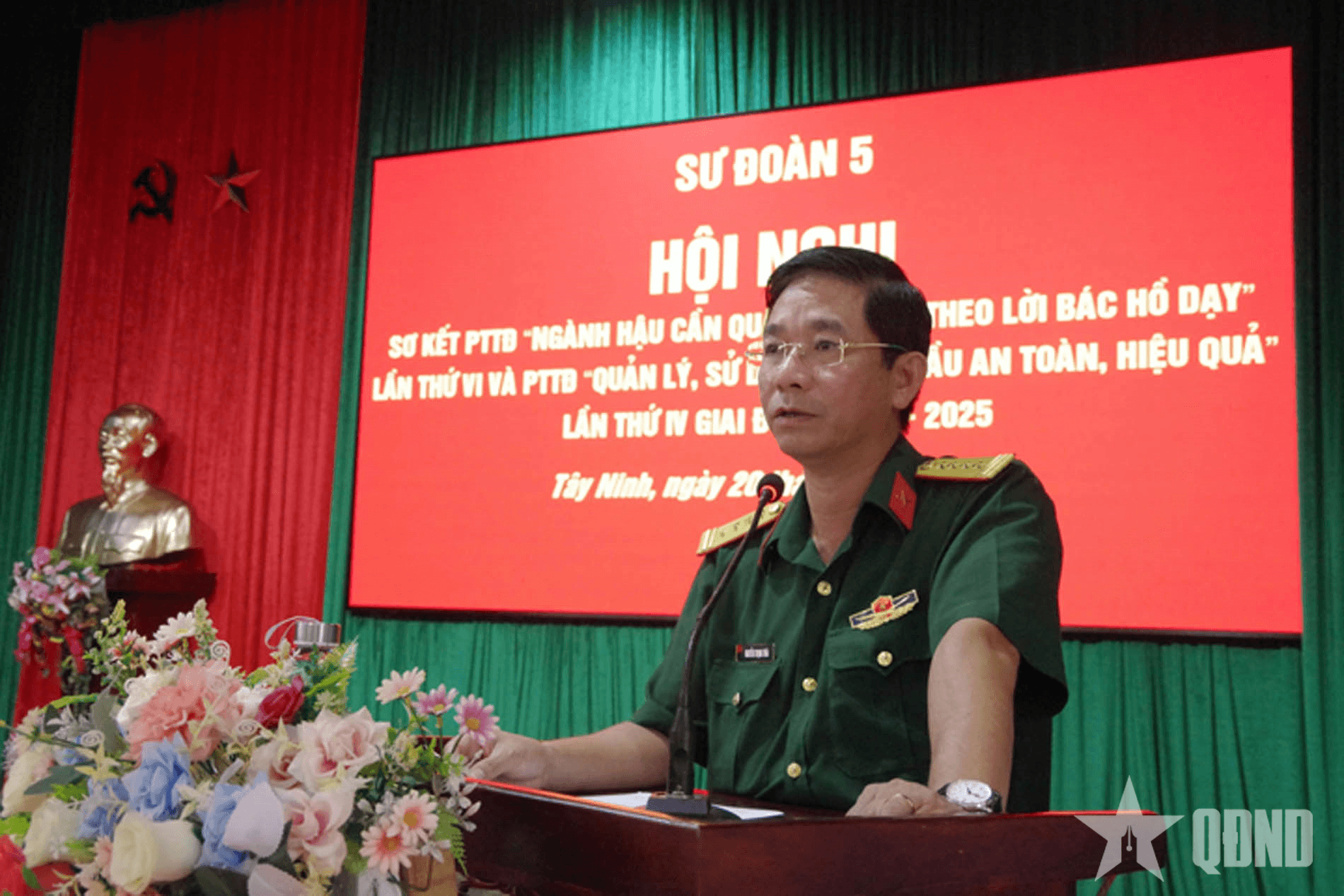 Sư đoàn 5 (Quân khu 7) đẩy mạnh thi đua “Ngành Hậu cần Quân đội làm theo lời Bác Hồ dạy”