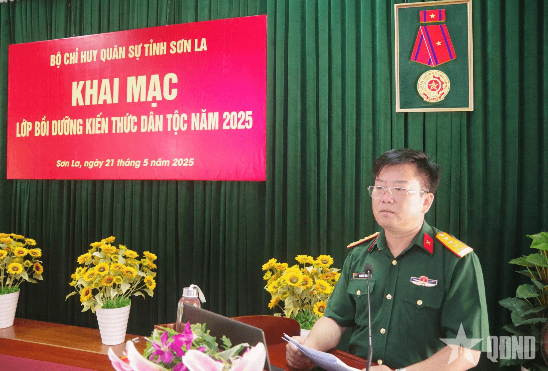 Bộ CHQS tỉnh Sơn La tổ chức khai mạc lớp bồi dưỡng kiến thức dân tộc năm 2025