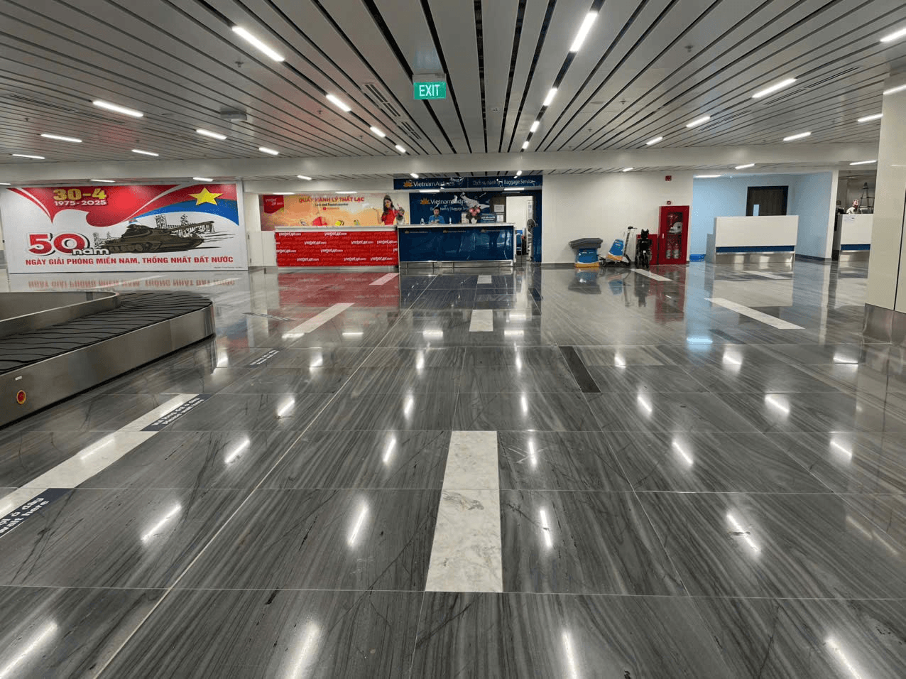 Cam kết hoàn thiện nền đá Nhà ga T3 sân bay Tân Sơn Nhất trong tháng 6-2025