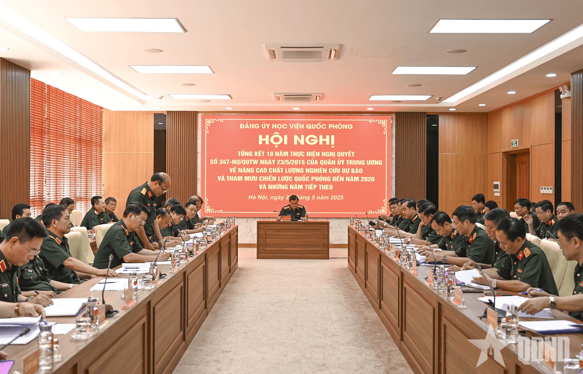 Học viện Quốc phòng thực hiện tốt công tác nghiên cứu, tham mưu chiến lược quốc phòng