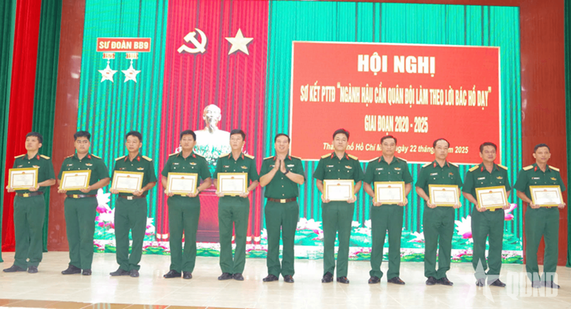 Sư đoàn 9 đẩy mạnh Phong trào thi đua “Ngành Hậu cần Quân đội làm theo lời Bác Hồ dạy”