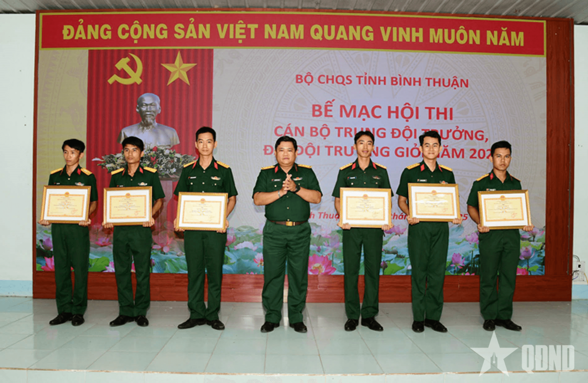 Bộ CHQS tỉnh Bình Thuận tổ chức Hội thi trung đội trưởng, đại đội trưởng giỏi