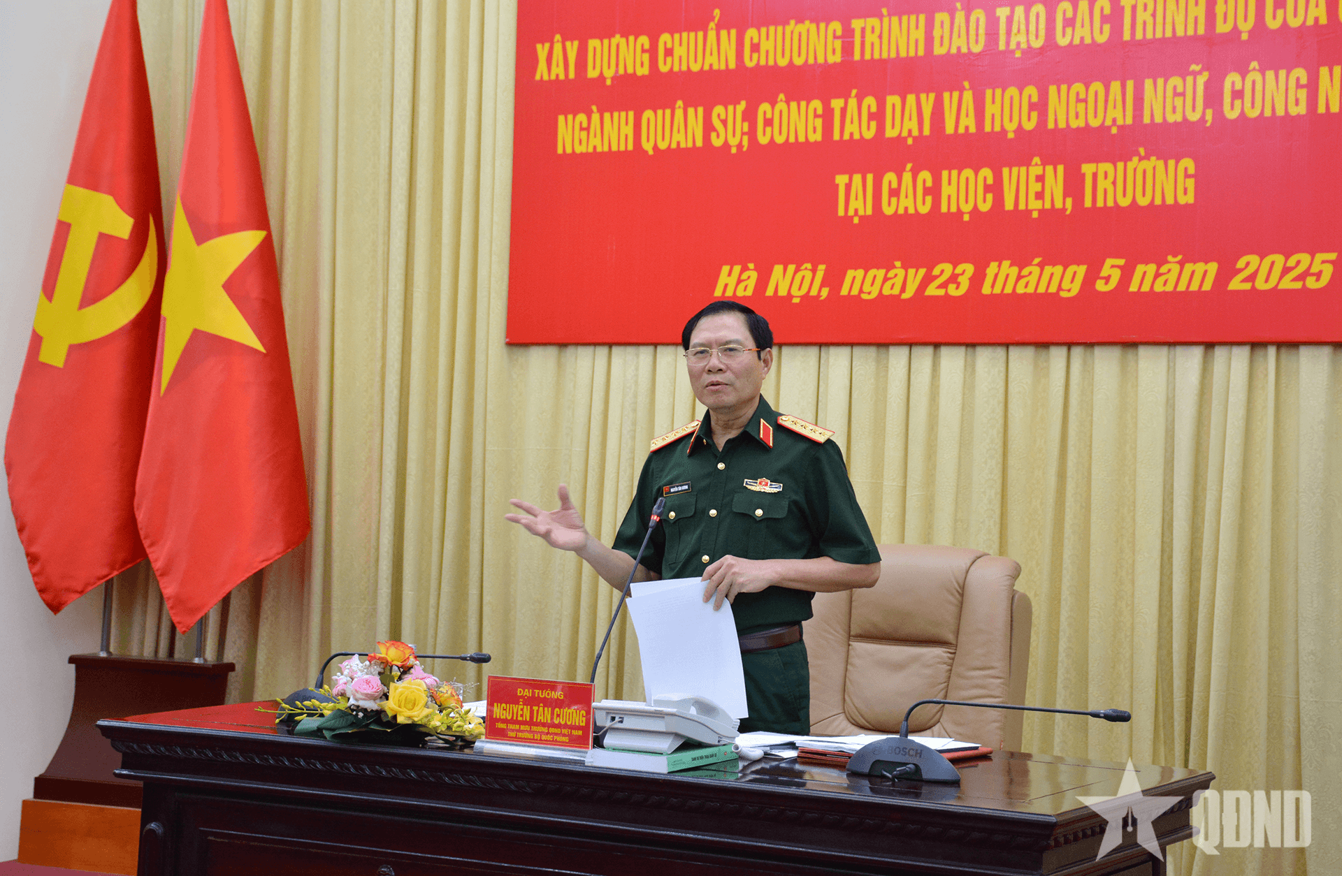 Tiếp tục nâng cao chất lượng giáo dục và đào tạo tại các học viện, nhà trường Quân đội