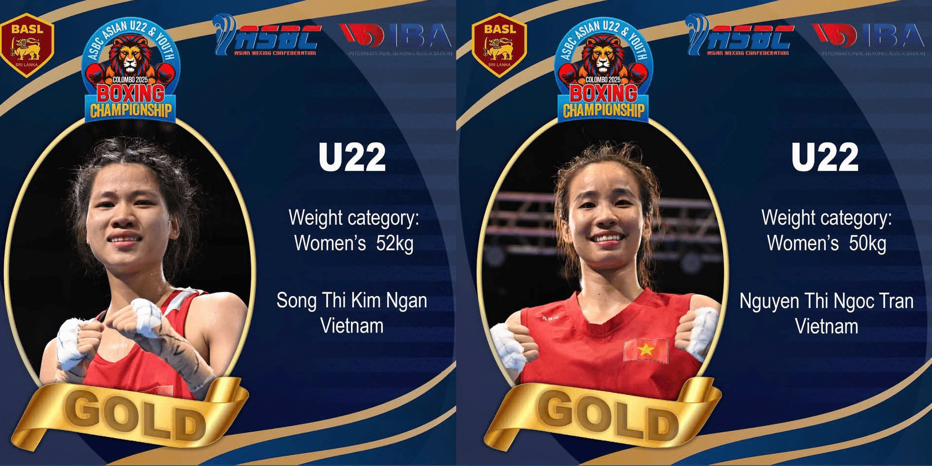 Việt Nam giành 17 huy chương giải boxing U22 và trẻ châu Á