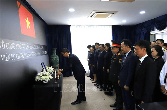 Đại sứ quán tại nhiều nước châu Á mở sổ tang và tổ chức Lễ viếng nguyên Chủ tịch nước Trần Đức Lương
