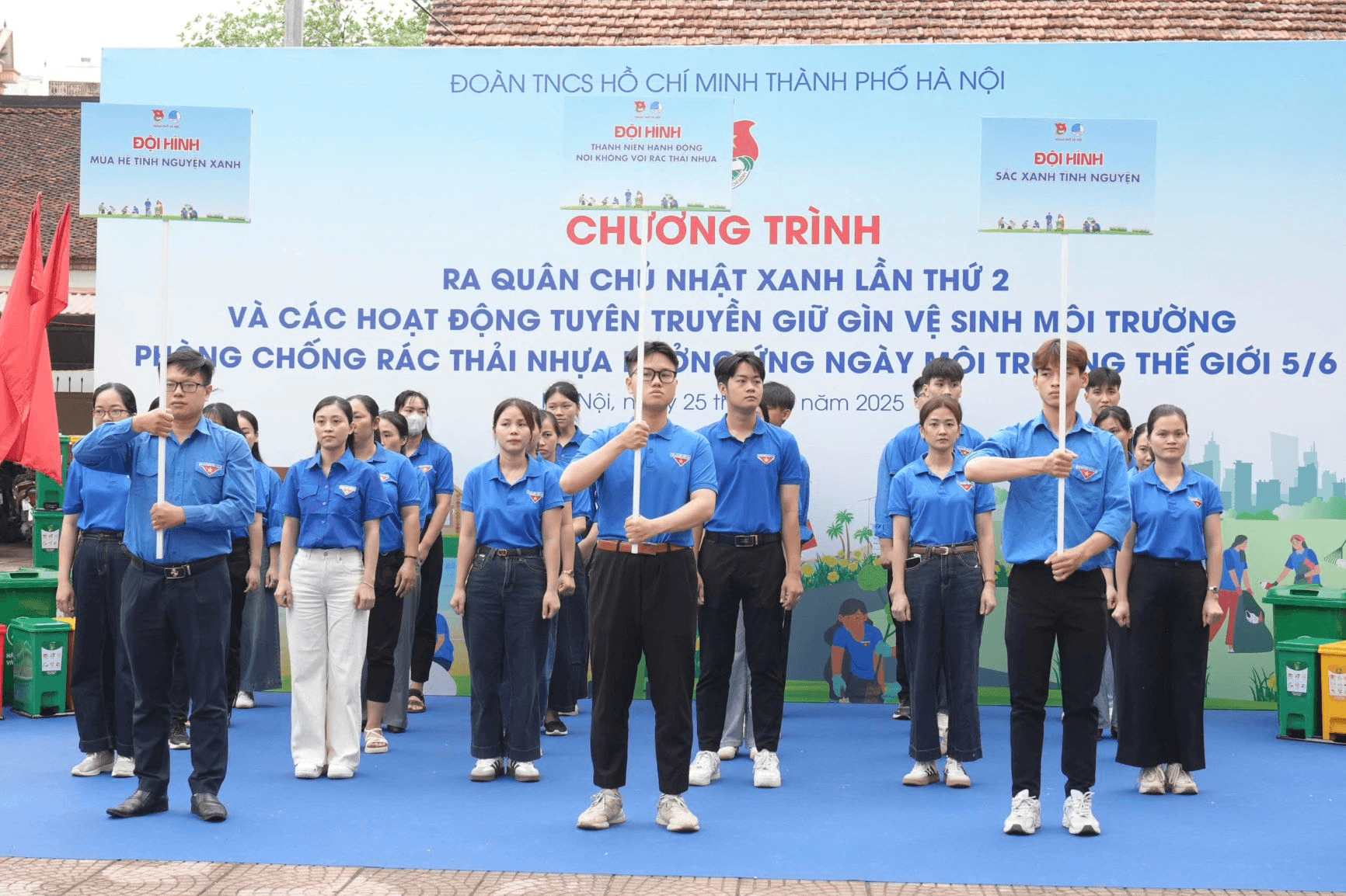 Tuổi trẻ TP Hà Nội sôi nổi hưởng ứng Ngày Chủ nhật xanh