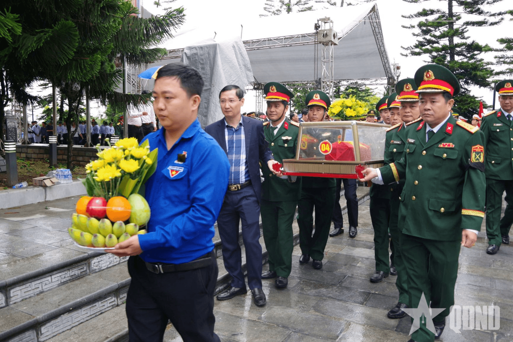 Hà Tĩnh tổ chức truy điệu và an táng hài cốt liệt sĩ