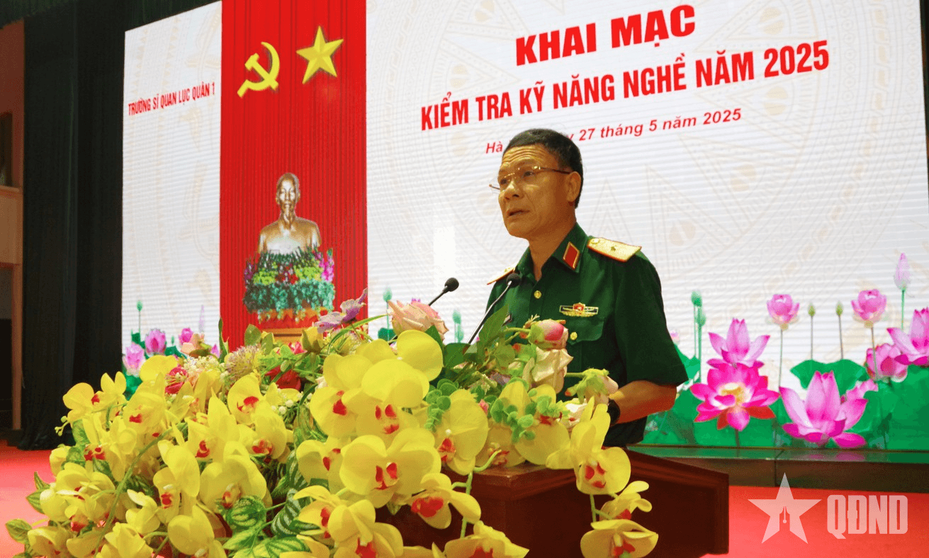 Trường Sĩ quan Lục quân 1: 63 thí sinh tham gia kiểm tra kỹ năng nghề năm 2025