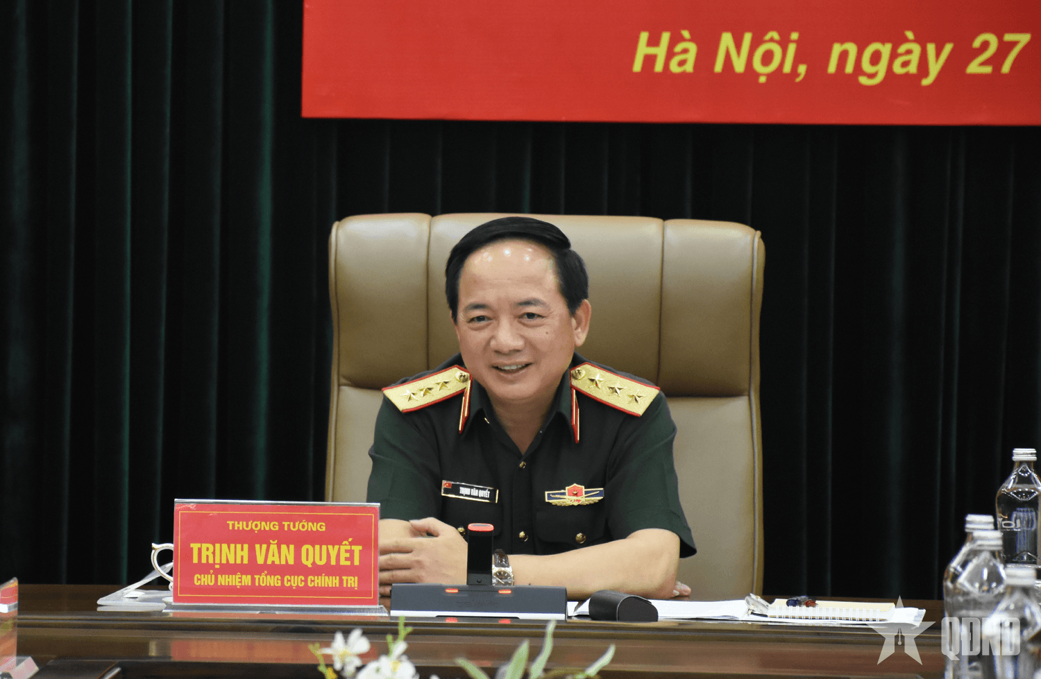 Thượng tướng Trịnh Văn Quyết chủ trì Hội nghị Ban chủ nhiệm đề tài thuộc chương trình khoa học đặc biệt cấp quốc gia
