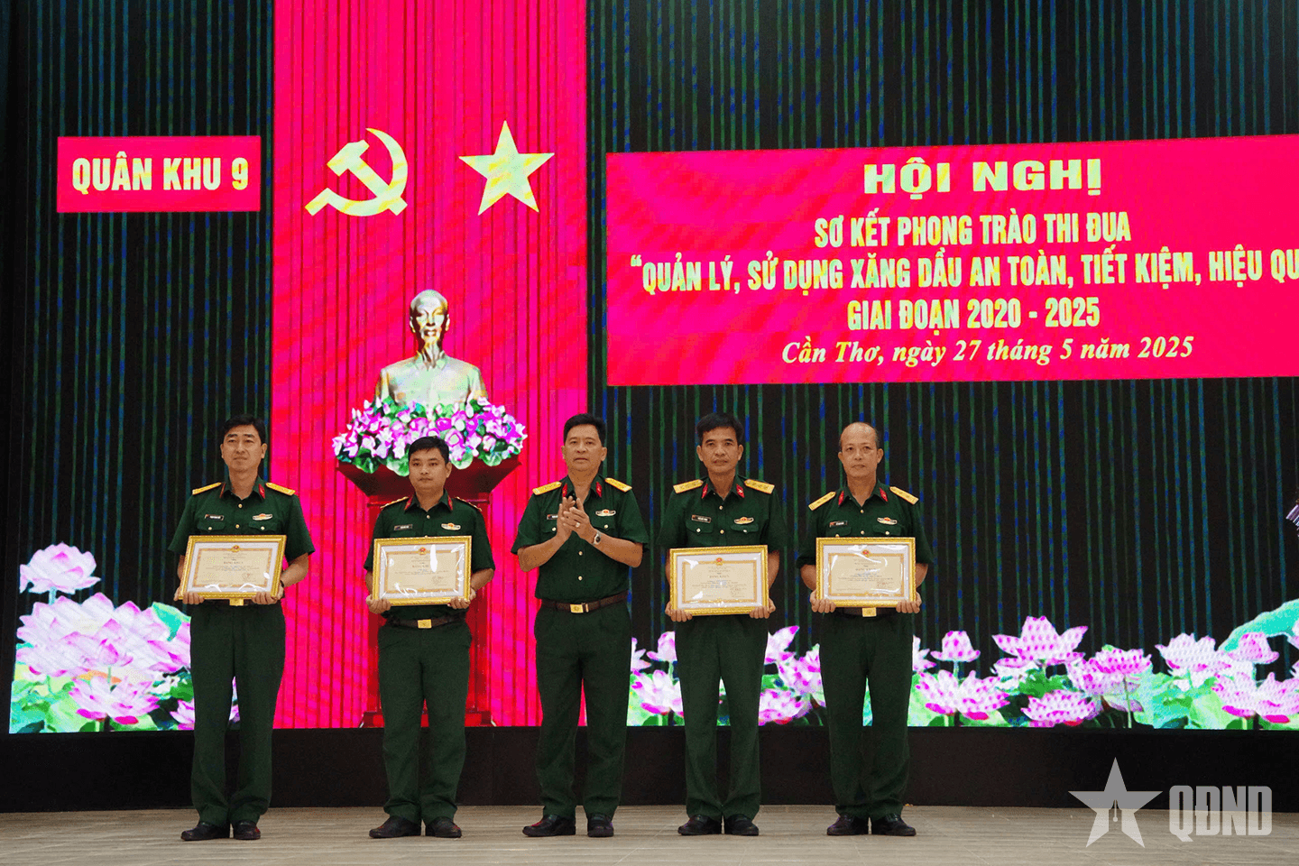Quân khu 9: Sơ kết 5 năm Phong trào thi đua “Quản lý, sử dụng xăng dầu an toàn, tiết kiệm, hiệu quả” giai đoạn 2020-2025