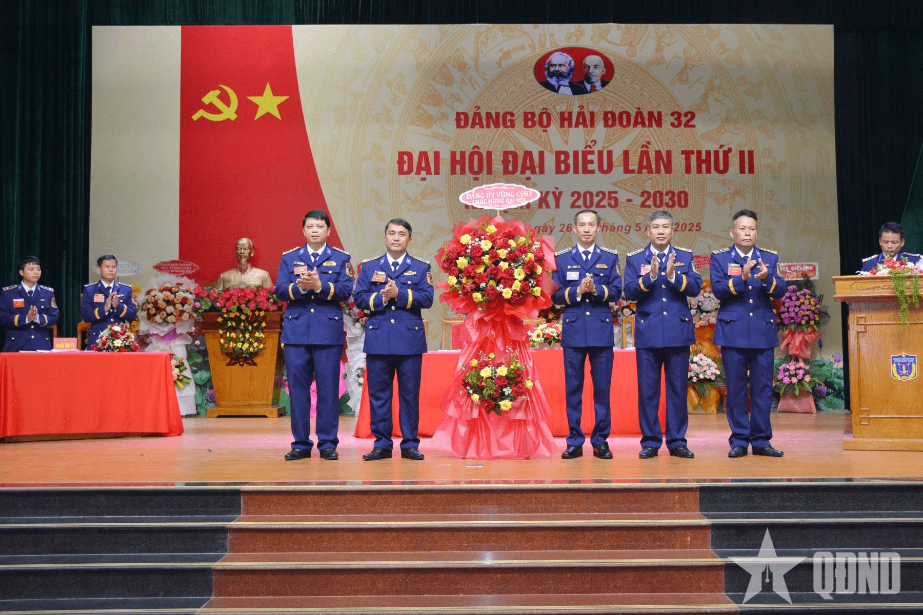 Đảng bộ Hải đoàn 32 lãnh đạo đơn vị hoàn thành tốt nhiệm vụ chính trị