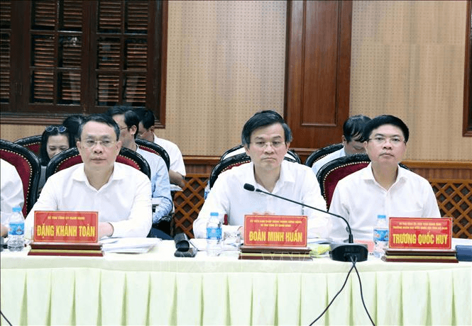 Trưởng ban Tổ chức Trung ương Lê Minh Hưng làm việc với Ban Thường vụ Tỉnh ủy các tỉnh Hà Nam, Nam Định, Ninh Bình