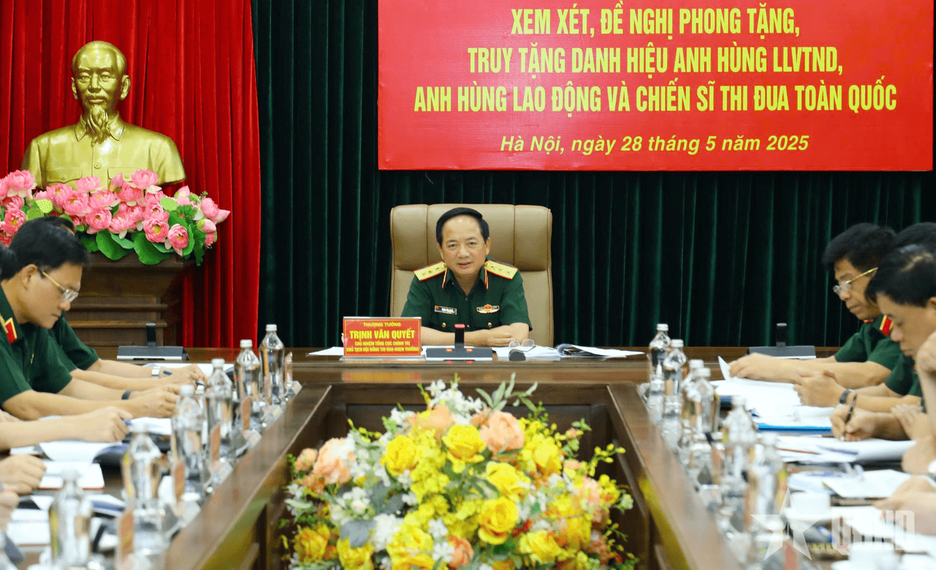 Thượng tướng Trịnh Văn Quyết chủ trì phiên họp Hội đồng Thi đua - Khen thưởng Bộ Quốc phòng