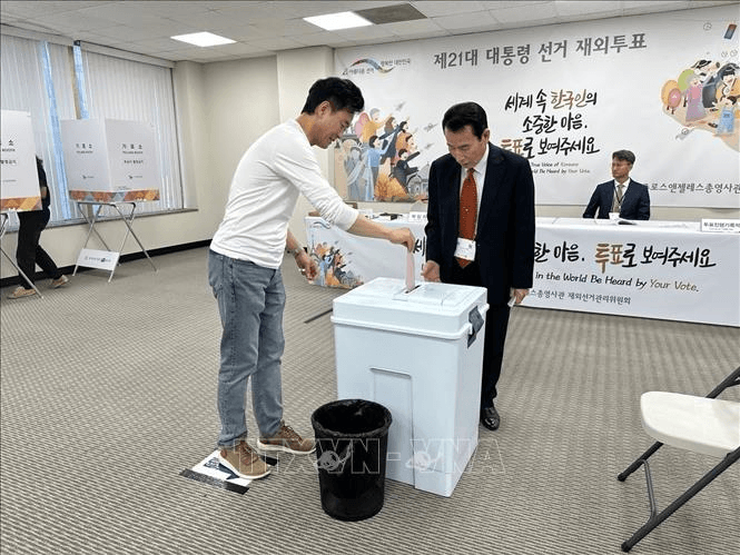 Hàn Quốc bắt đầu bỏ phiếu sớm bầu cử tổng thống