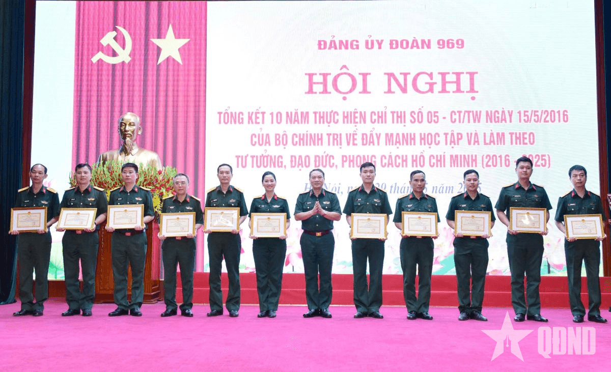 Đảng ủy Đoàn 969 tổng kết 10 năm thực hiện Chỉ thị số 05 của Bộ Chính trị