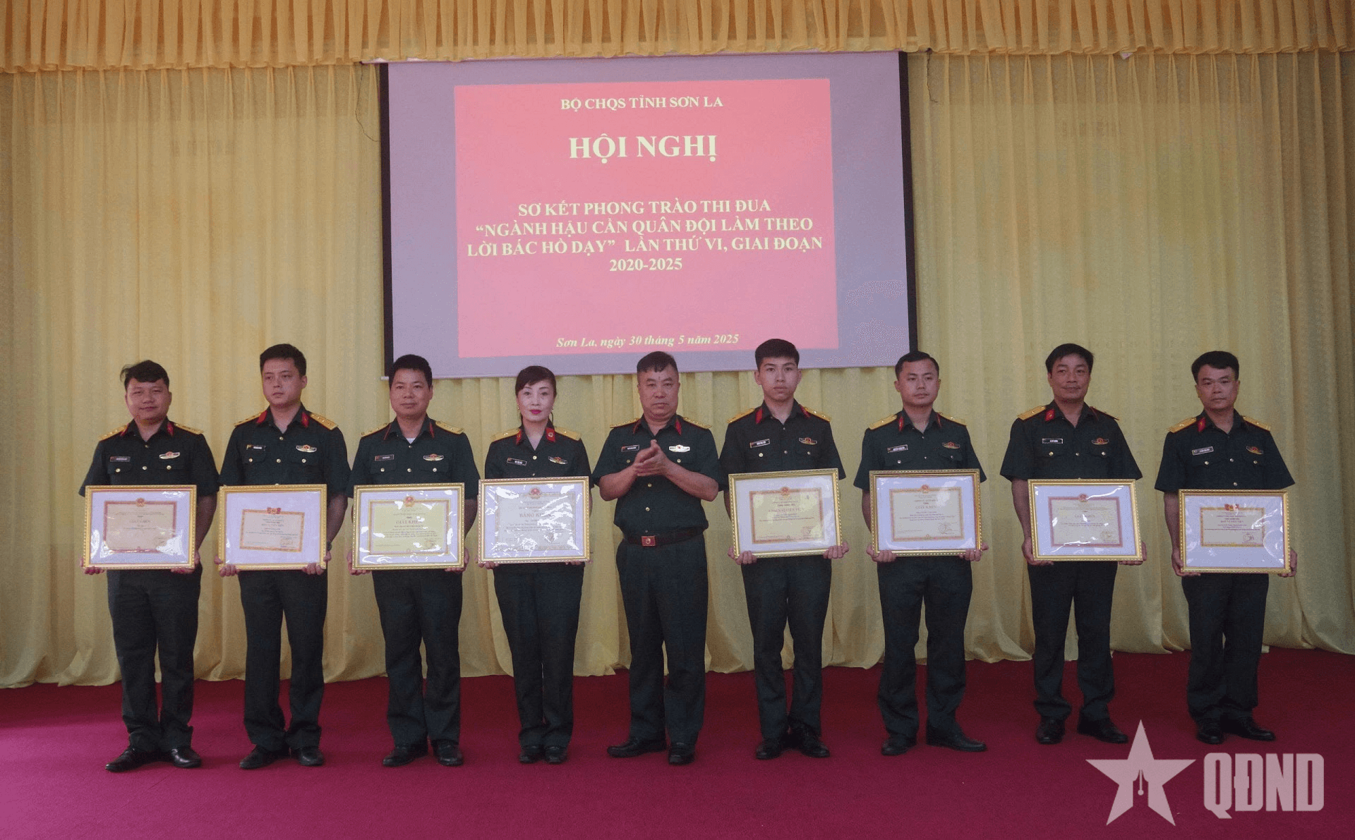 Sơn La: Sơ kết phong trào thi đua “Ngành Hậu cần Quân đội làm theo lời Bác Hồ dạy”