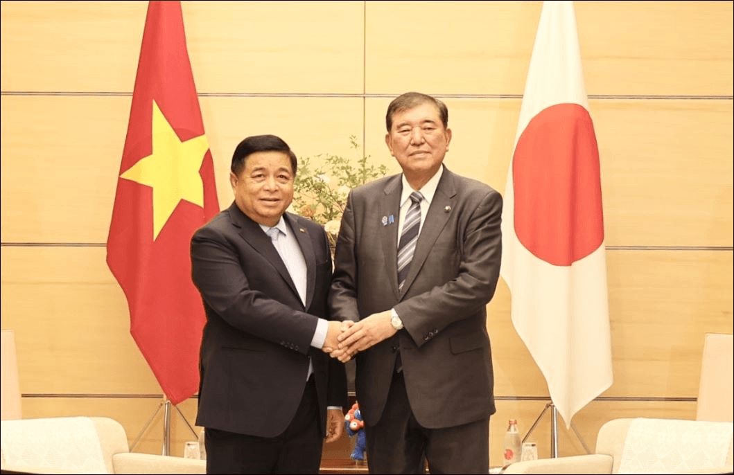 Phó thủ tướng Nguyễn Chí Dũng hội kiến Thủ tướng Nhật Bản Ishiba Shigeru