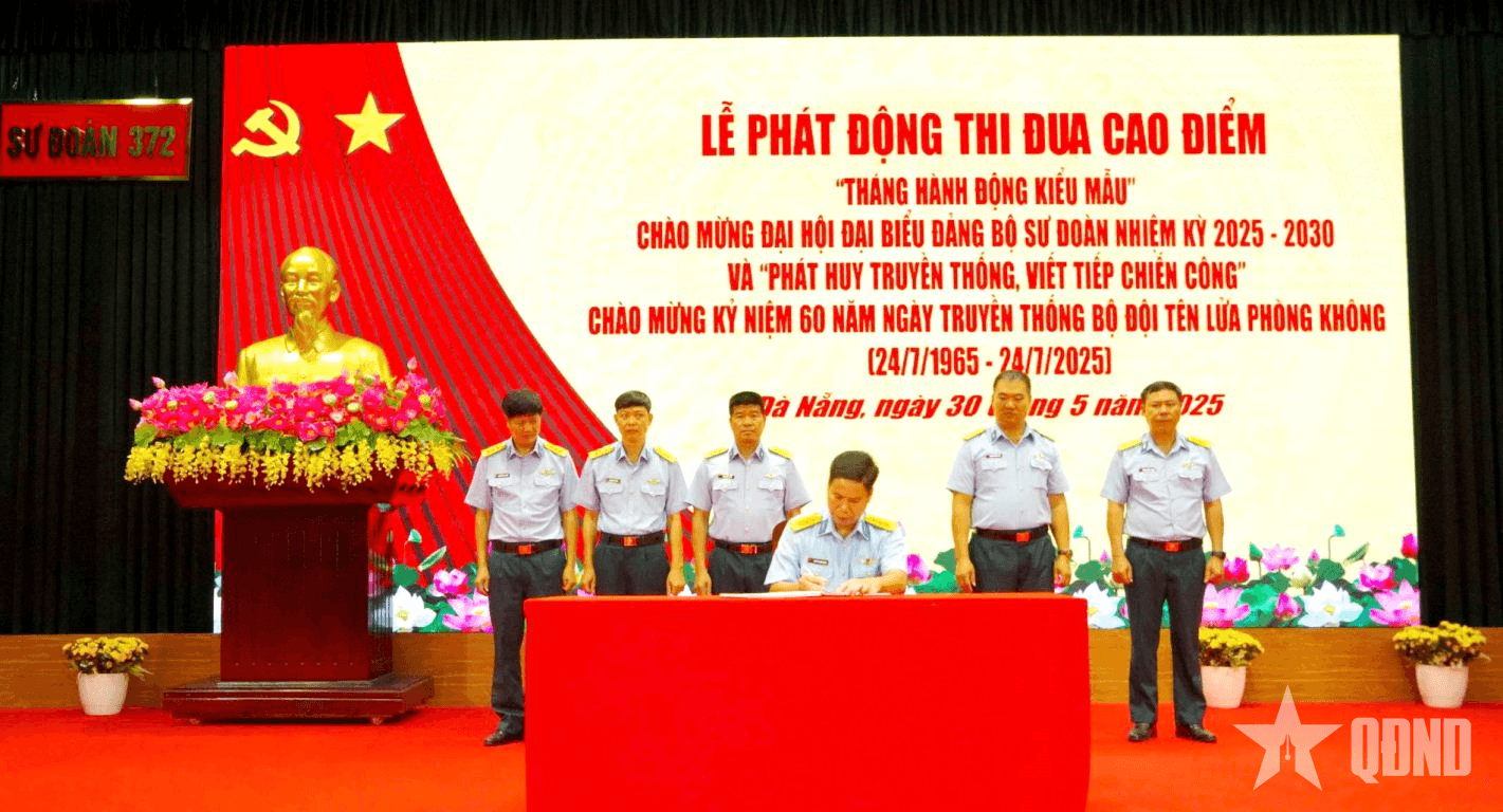 Sư đoàn 372 phát động thi đua cao điểm